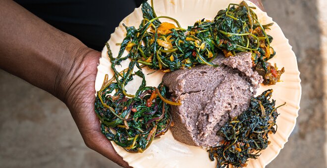 Sweetpotato Leaves à la Singida